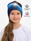 Детская шапка / КОСМИЧЕСКИЙ РАССВЕТ 3D