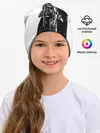 Детская шапка / Берсерк черно-белый