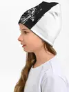 Детская шапка / Берсерк черно-белый