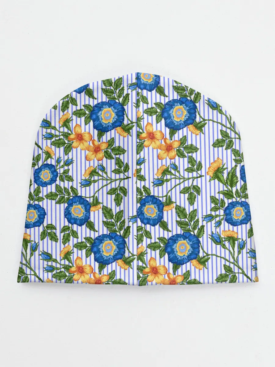 Детская шапка / Цветочки