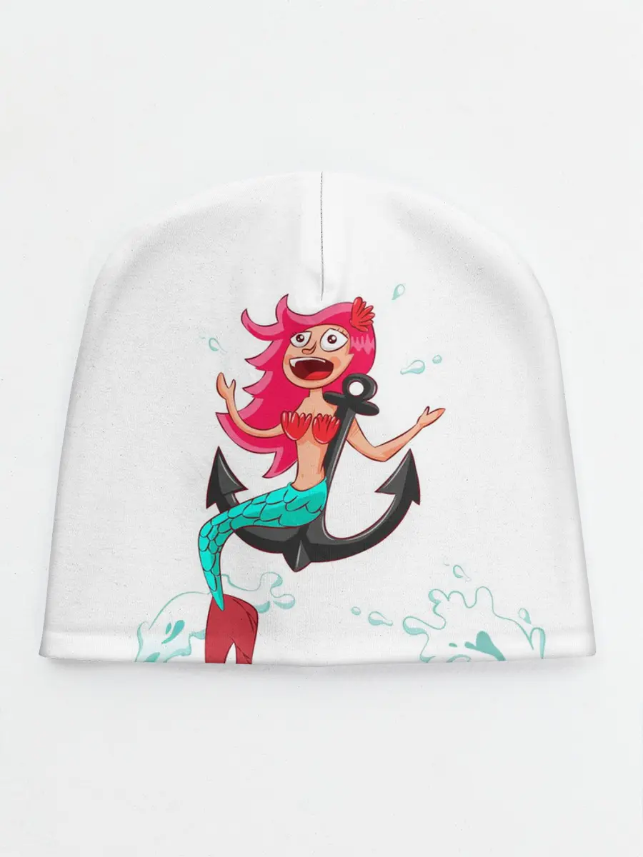 Детская шапка / Русалка на якоре