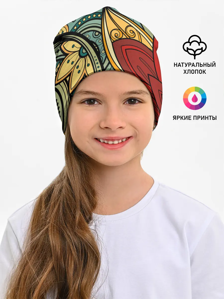 Детская шапка / ЯрКие ЦветЫ