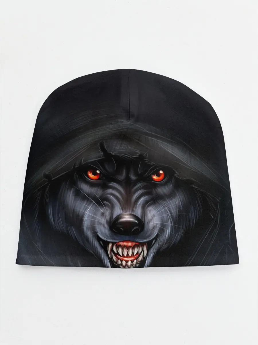 Детская шапка / СЕРЫЙ ВОЛК 3D