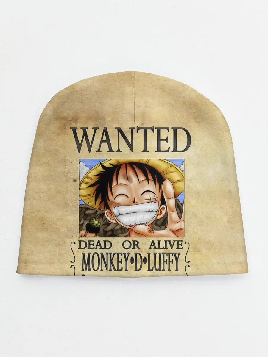Детская шапка / Манки Д. Луффи в розыске One Piece