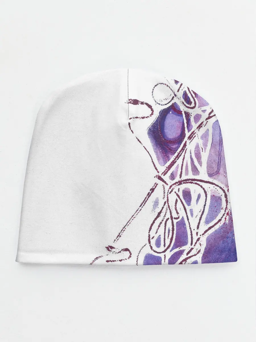 Детская шапка / Фиолетовые нити