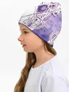 Детская шапка / Фиолетовые нити