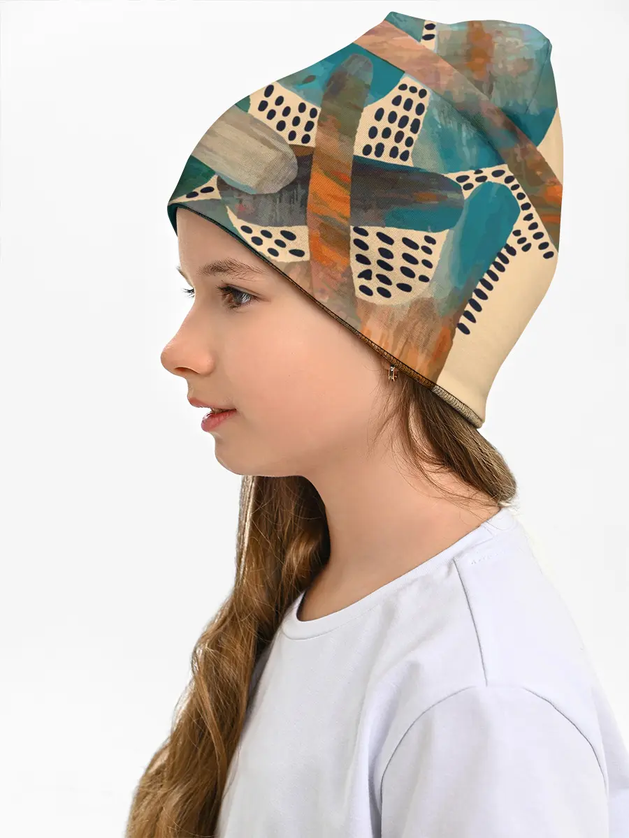 Детская шапка / Birches and fields