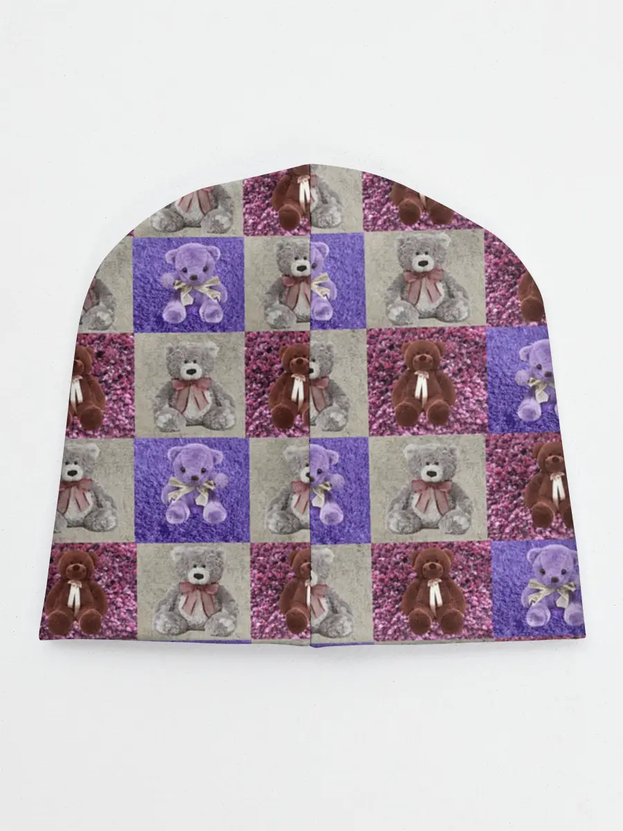 Детская шапка / Медведи на ковре