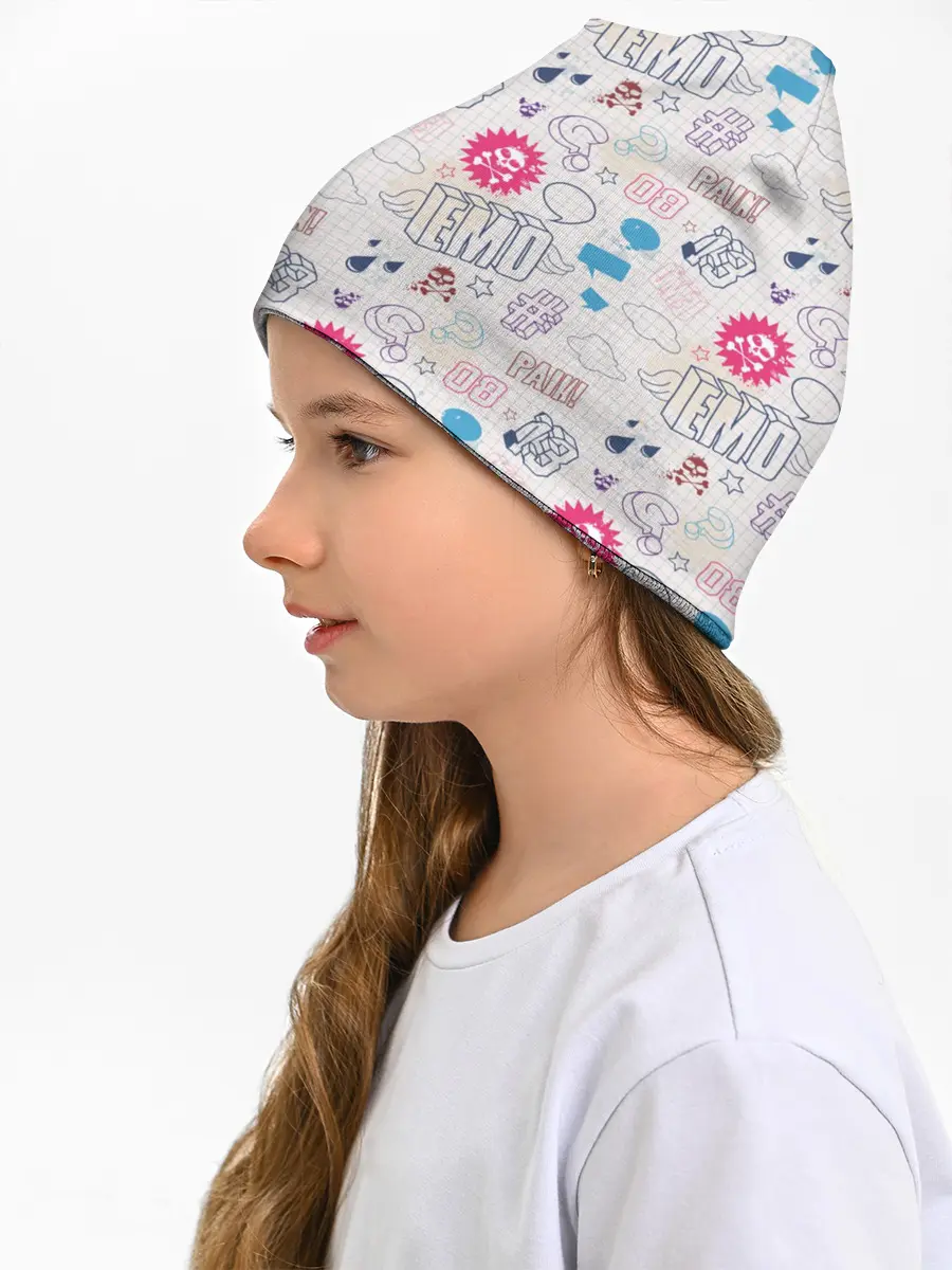 Детская шапка / Граффити-школьная тетрадь