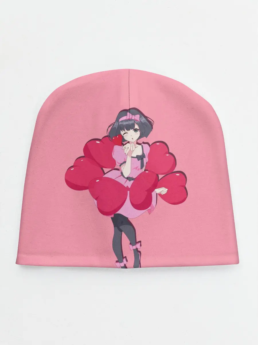 Детская шапка / Аниме. Девушка. Любовь
