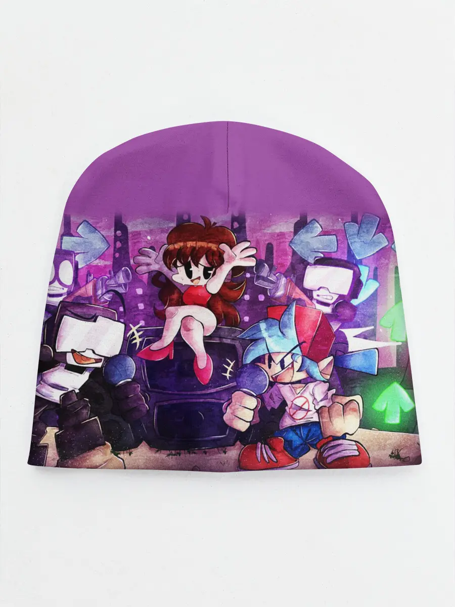 Детская шапка / Friday Night Funkin рисунок