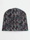 Детская шапка / Коричневый абстрактный узор
