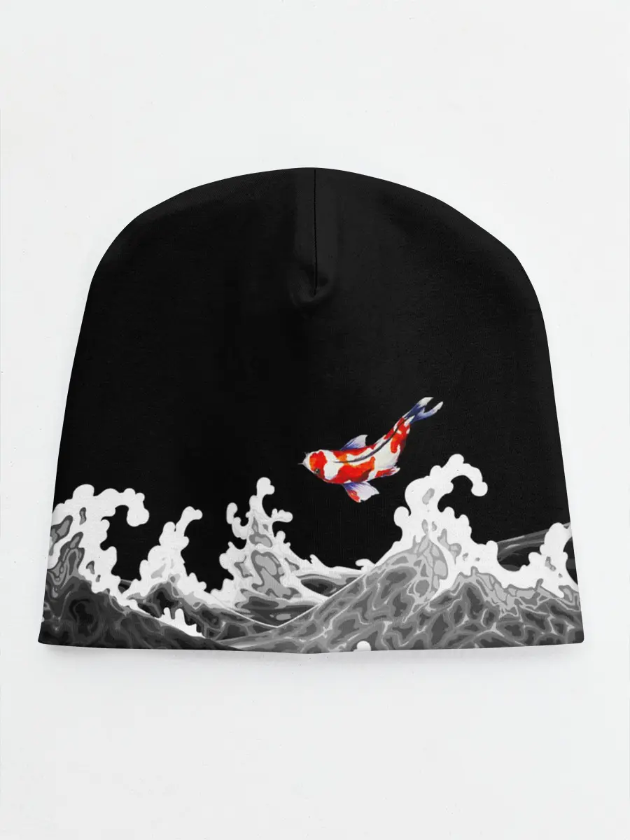 Детская шапка / Карп Кои Волна Япония Рыба