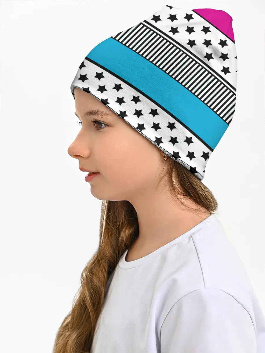 Детская шапка / Молодежный современный узор