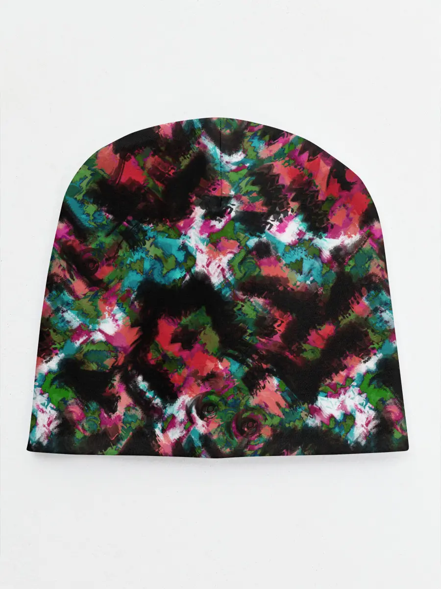 Детская шапка / Гранжевый абстрактный узор