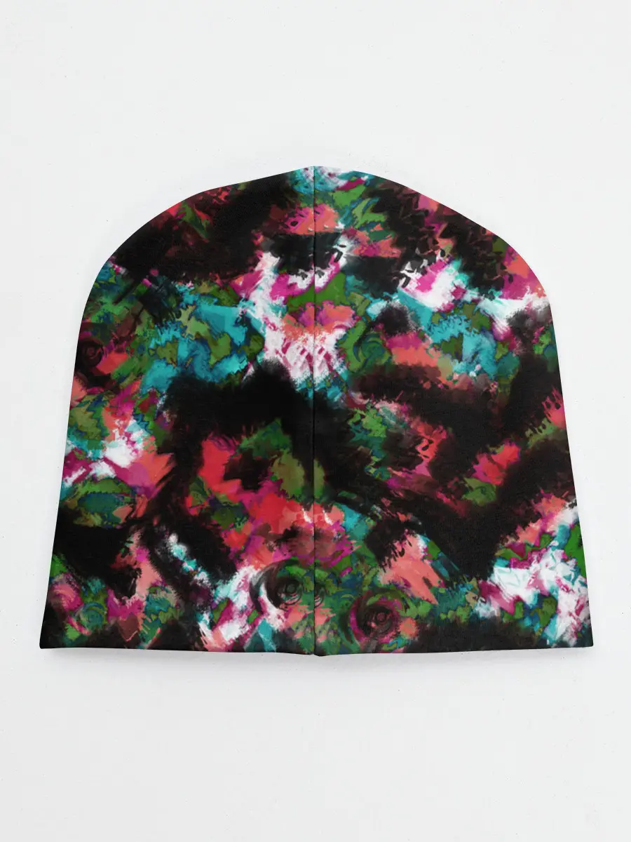 Детская шапка / Гранжевый абстрактный узор