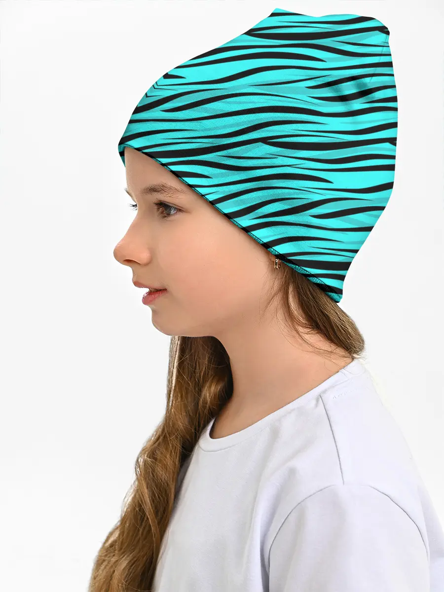 Детская шапка / Абстратный полосатый узор