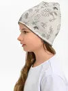 Детская шапка / Цветы и листья
