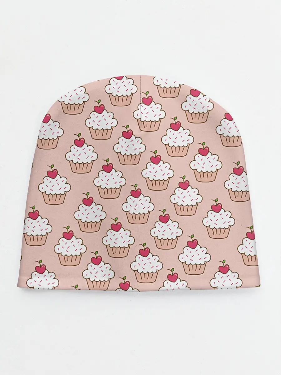 Детская шапка / Вишенка на кексе