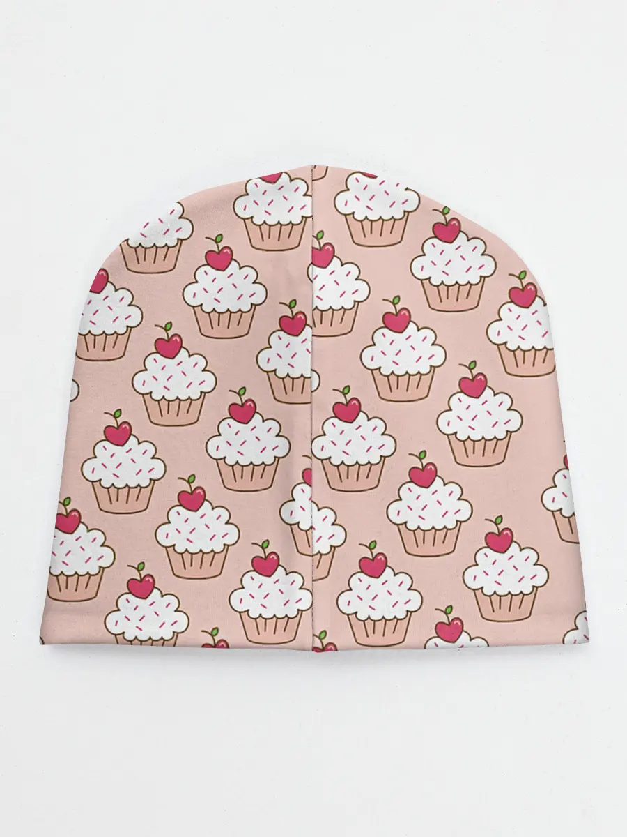 Детская шапка / Вишенка на кексе