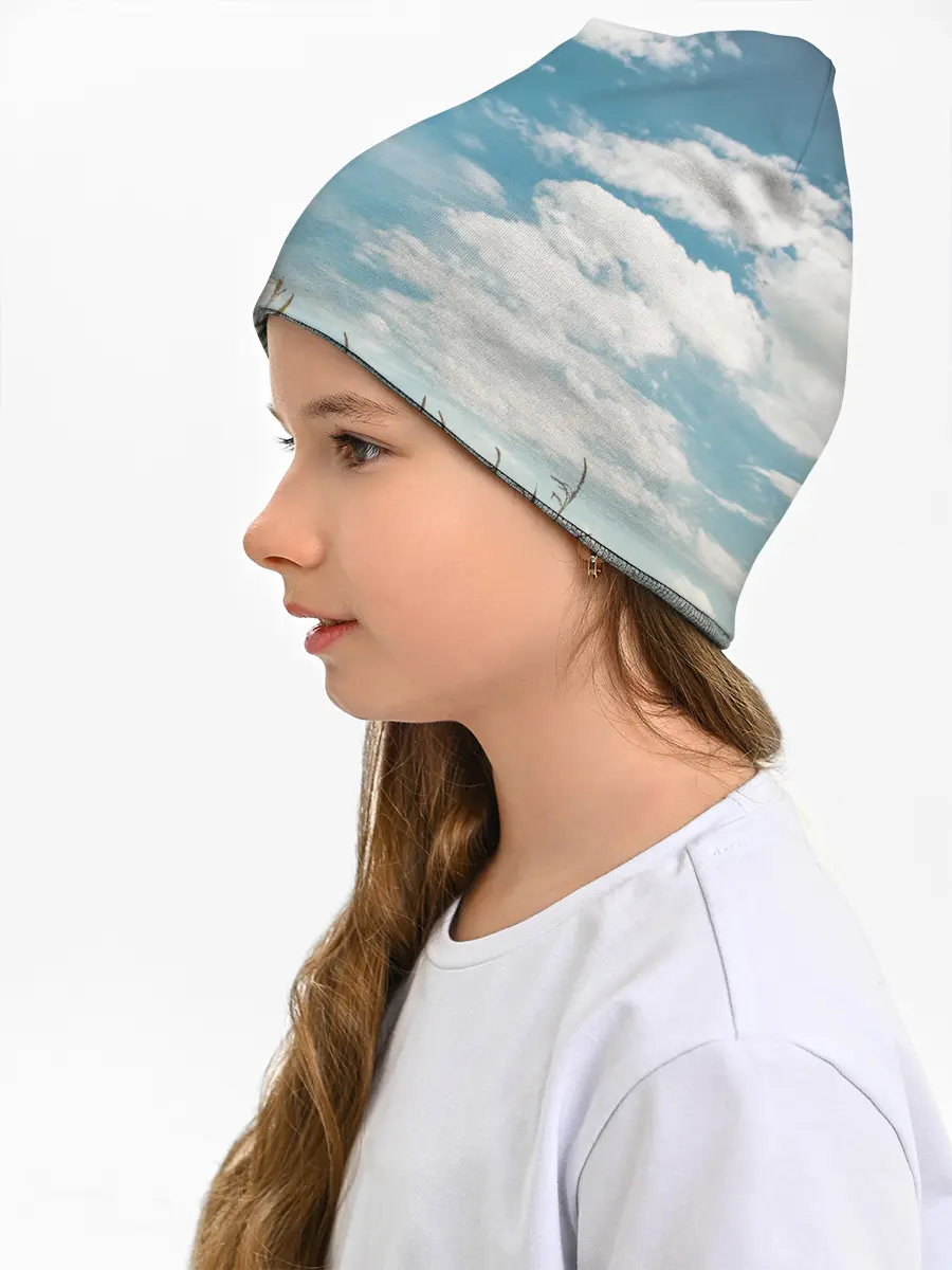 Детская шапка / Небушко и полюшко