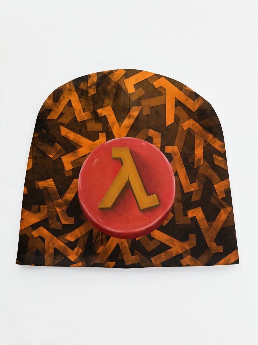 Детская шапка / ЛОГО КНОПКА | HALF-LIFE