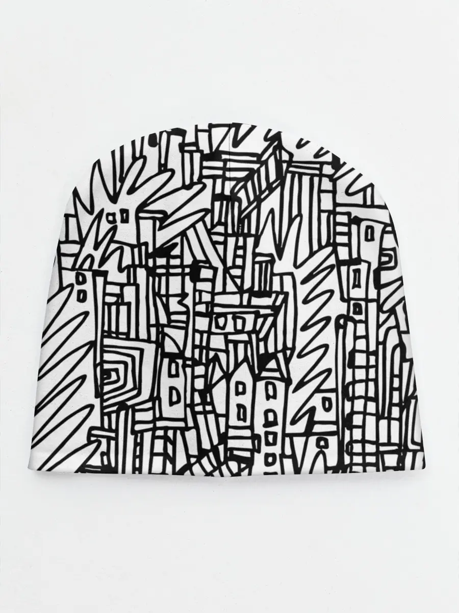 Детская шапка / Городской скетч