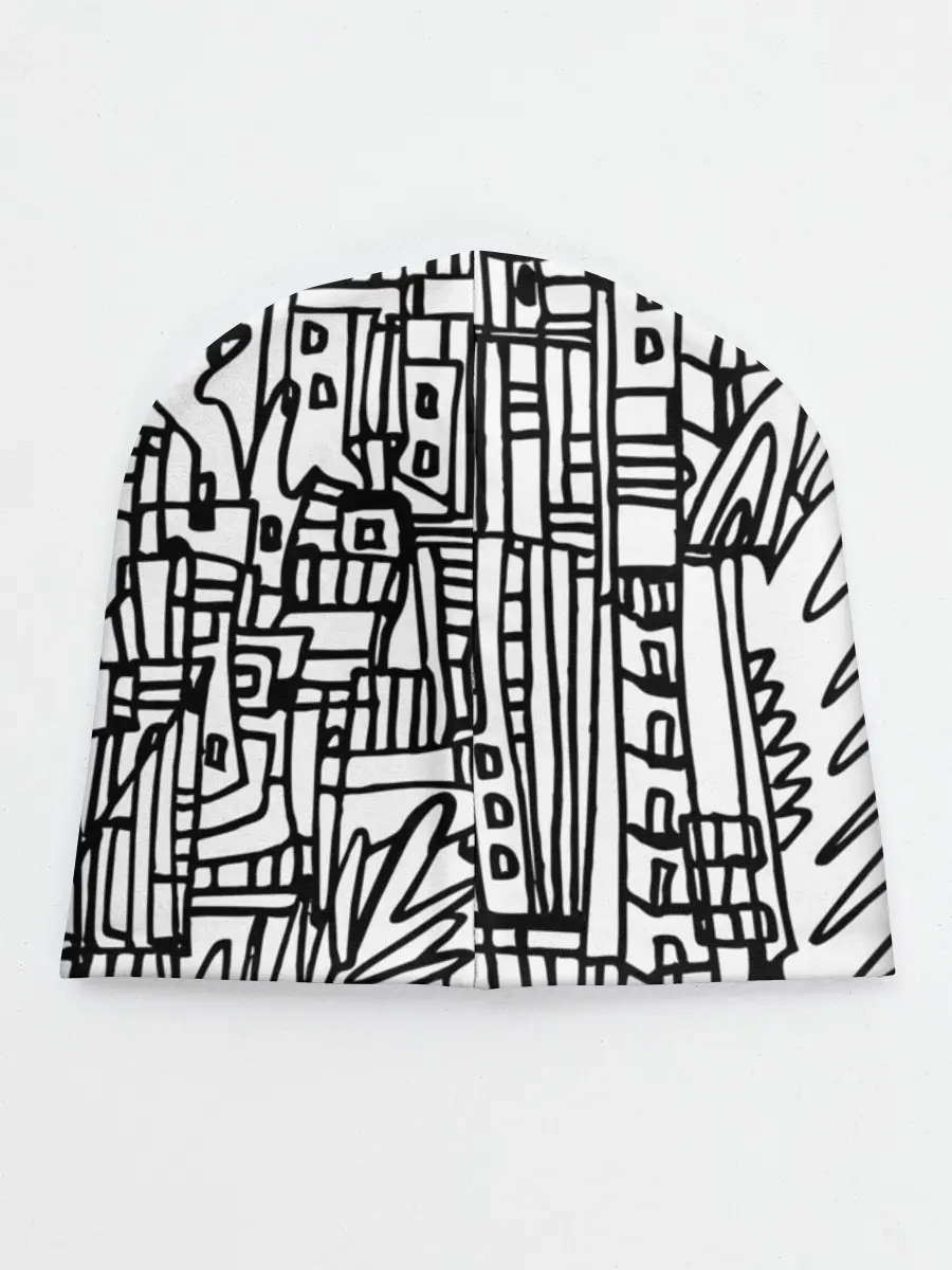 Детская шапка / Городской скетч