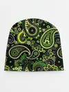 Детская шапка / Ярко зеленые славянские узоры