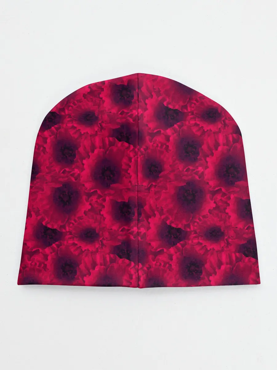 Детская шапка / Красные маки