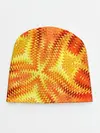 Детская шапка / Желто-оранжевая абстракция