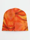 Детская шапка / Желто-оранжевая абстракция