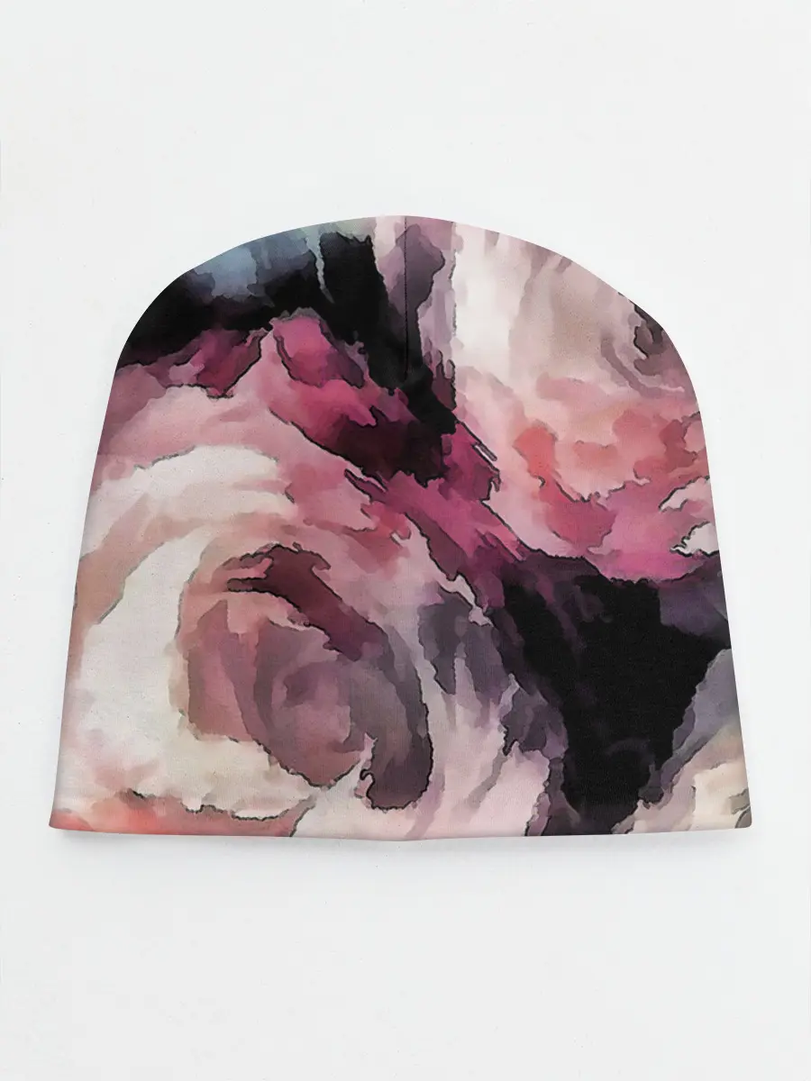 Детская шапка / Абстрактные розы