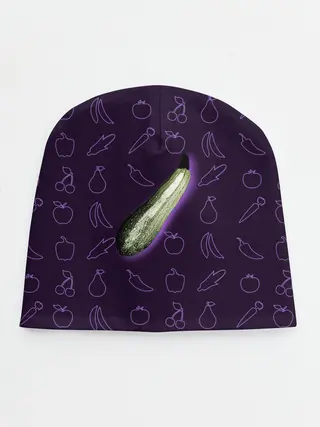 Детская шапка / Сбор урожая. Кабачок