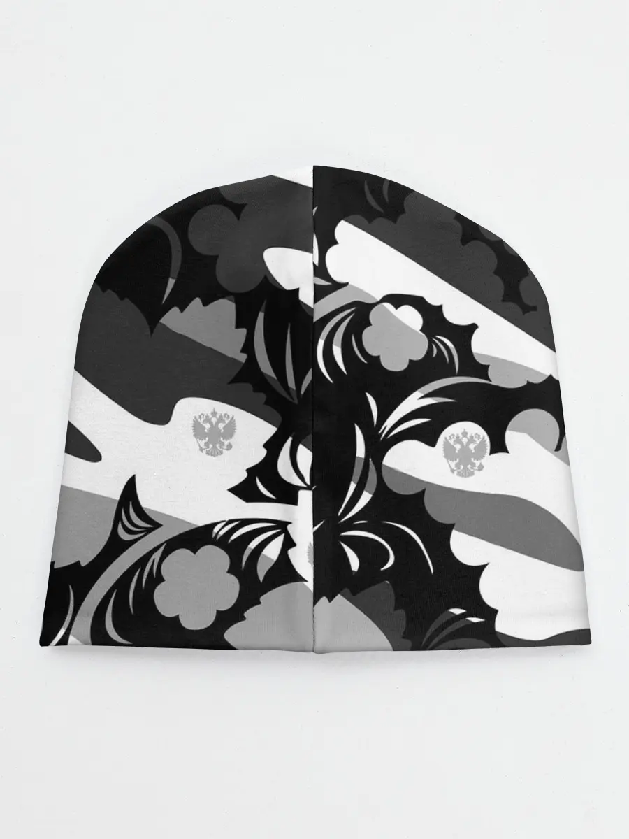 Детская шапка / Russia | Камуфляж белый