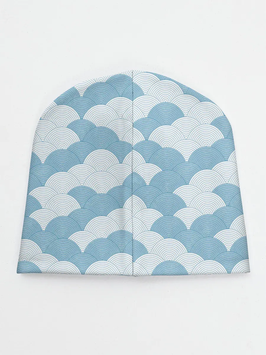 Детская шапка / Абстрактные волны