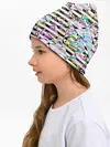 Детская шапка / Полосатый абстрактный узор