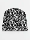 Детская шапка / Черно-белая роспись
