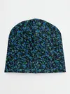 Детская шапка / Абстрактный зелено-синий узор