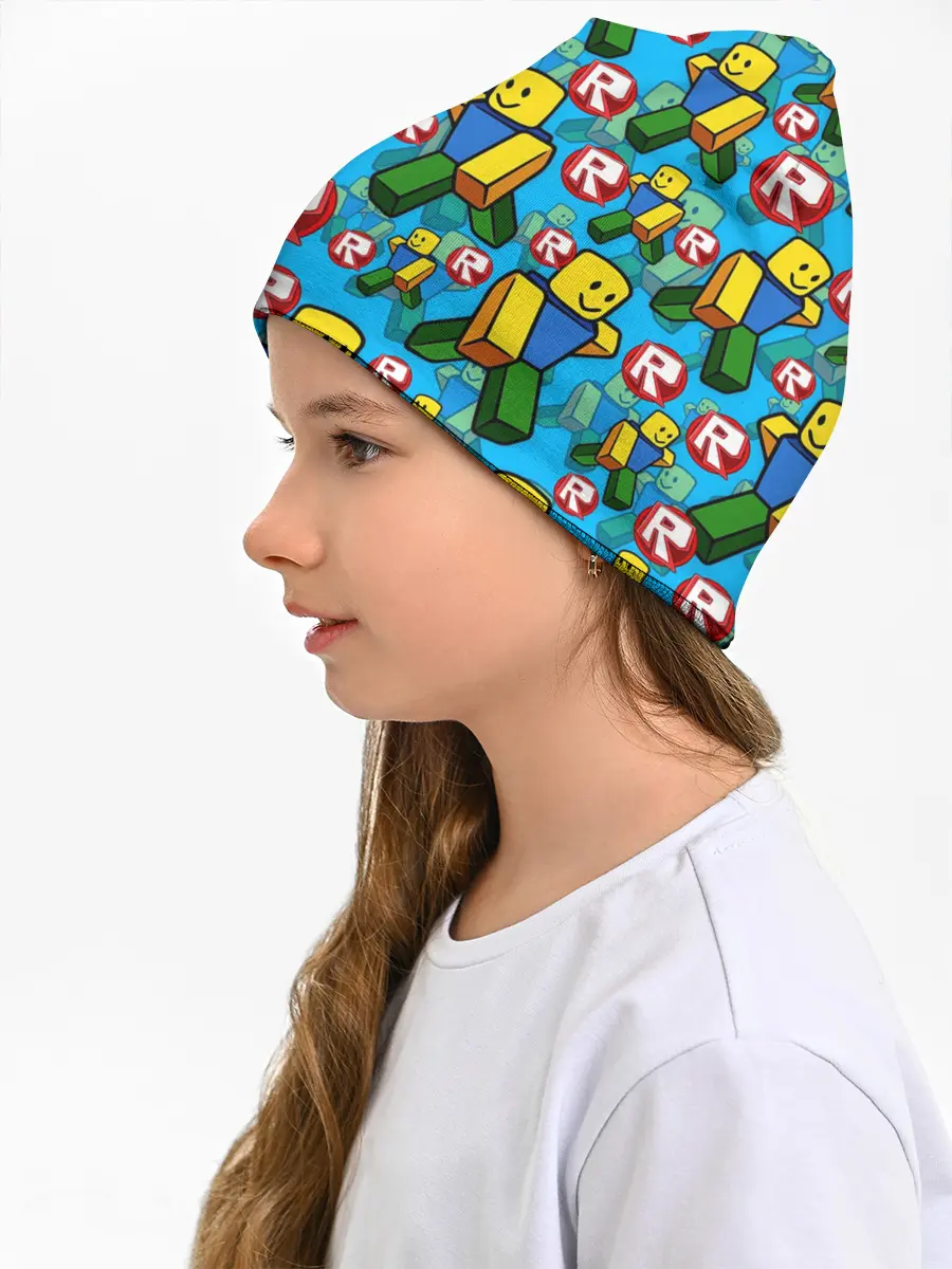 Детская шапка / ROBLOX / РОБЛОКС / NOOB / НУБ