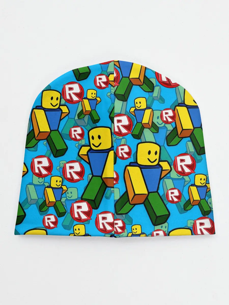 Детская шапка / ROBLOX / РОБЛОКС / NOOB / НУБ