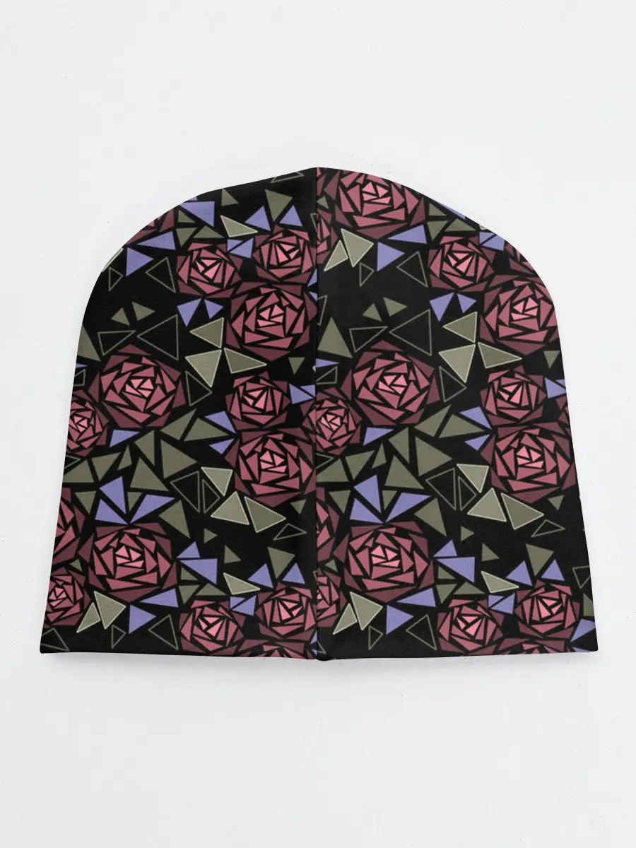 Детская шапка / Цветочная мозаика