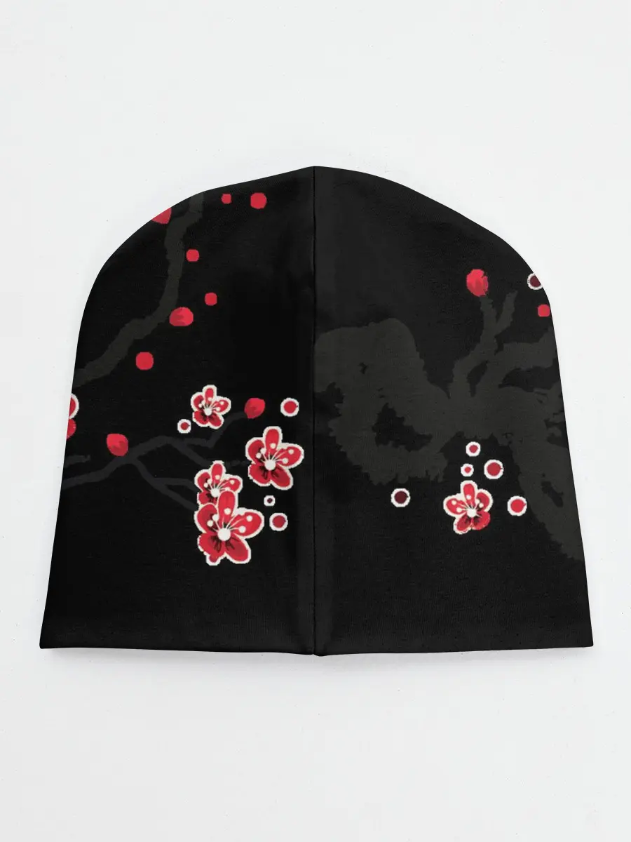 Детская шапка / САКУРА ЦВЕТЁТ И БЛАГАУХАЕТ