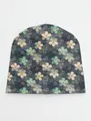 Детская шапка / Цветочный ретро узор