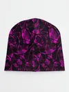 Детская шапка / Абстрактный узор цвета фуксия