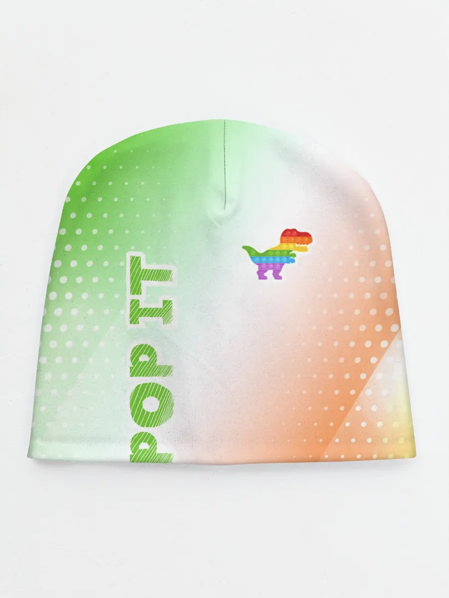 Детская шапка / Поп Ит - Динозавр - Абстракция