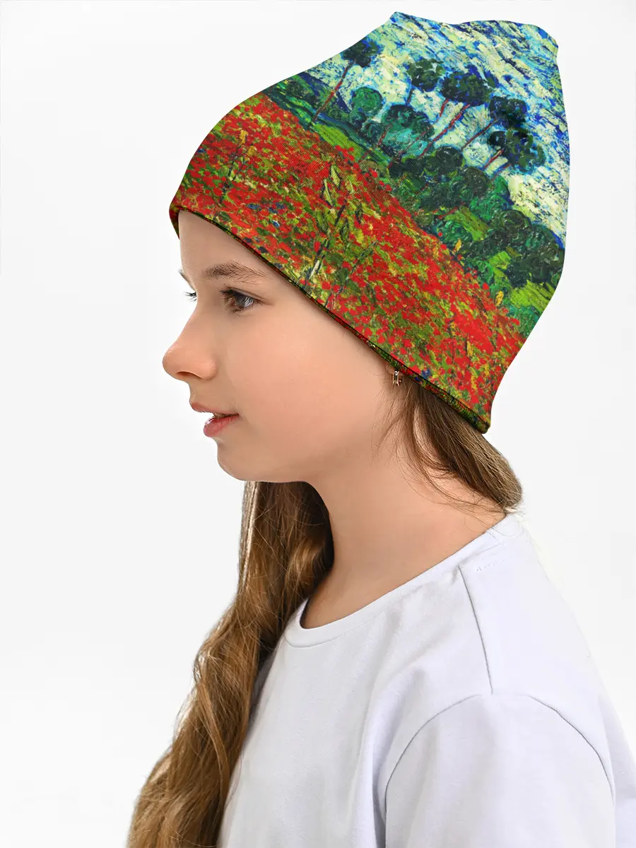 Детская шапка / Поле с маками, Ван Гог