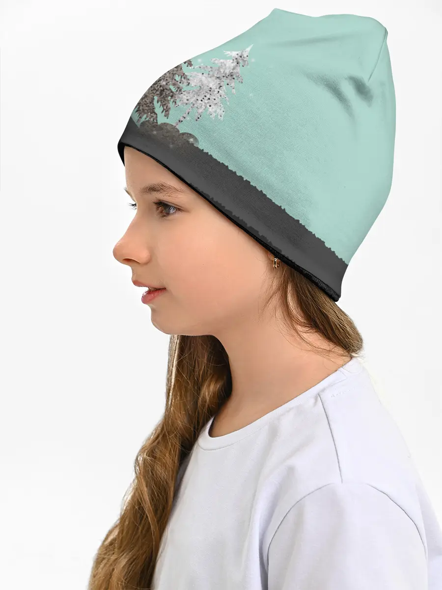 Детская шапка / Лес. Мозаичный узор