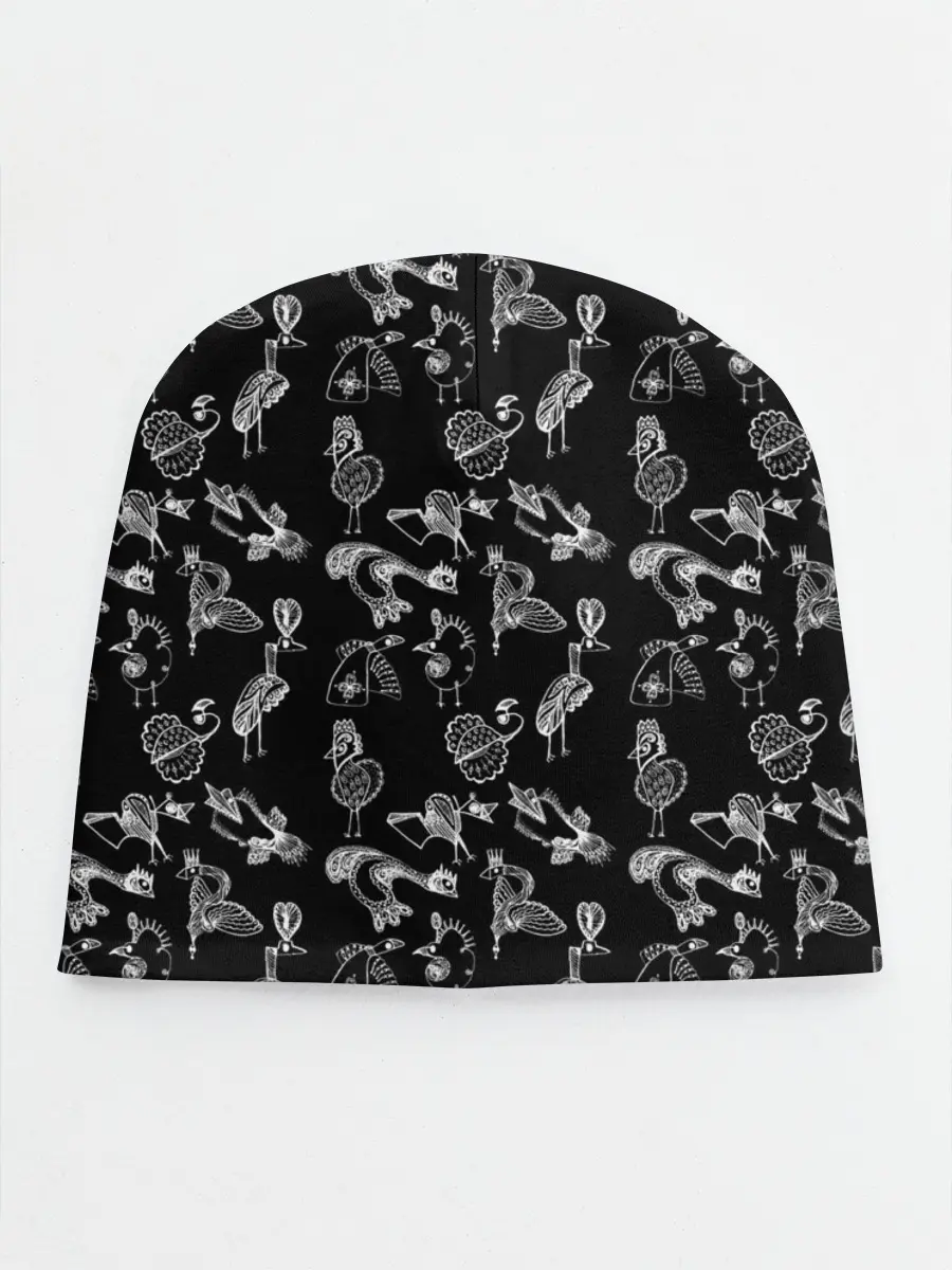 Детская шапка / Экзотические птицы . Скетч