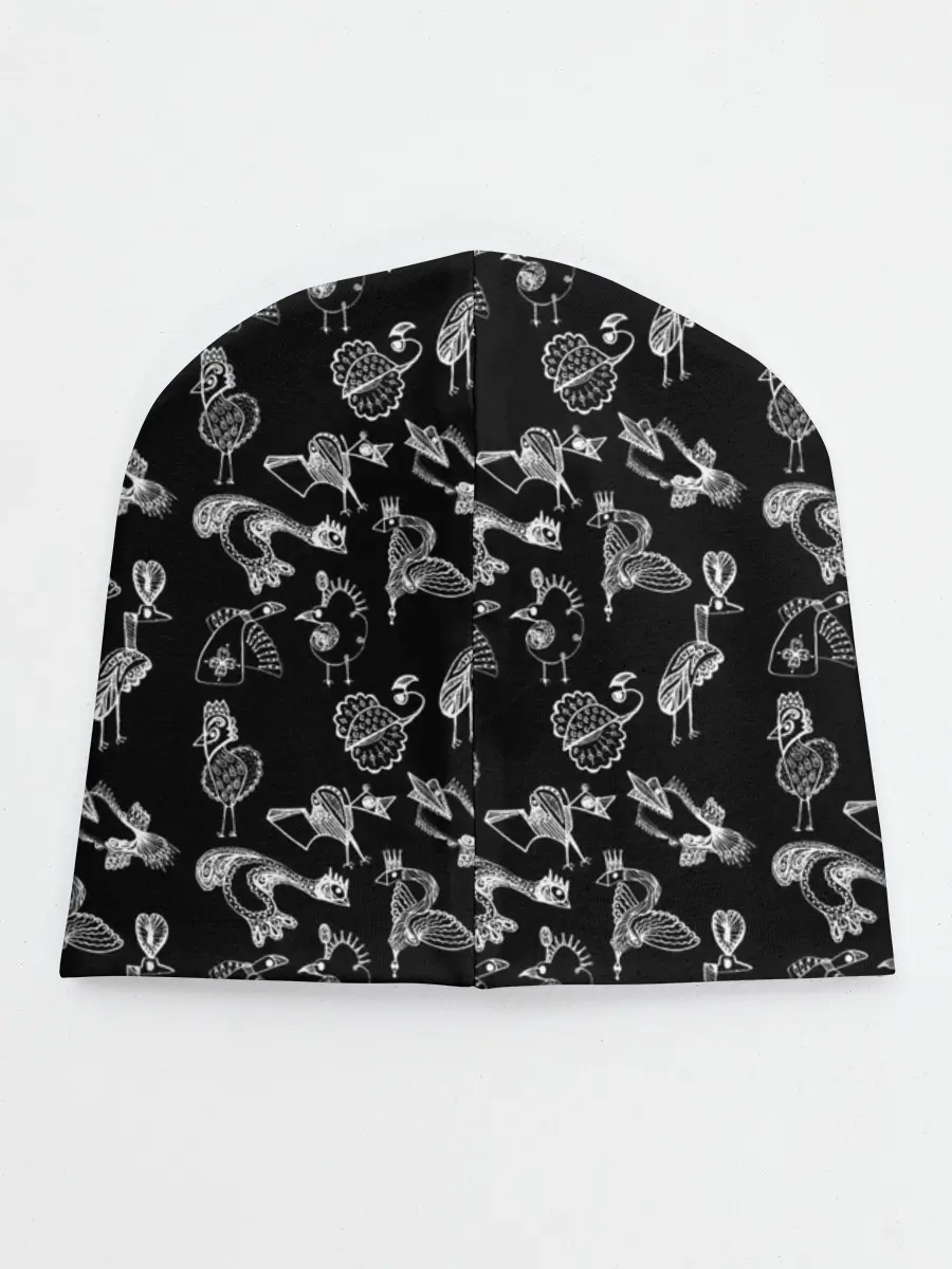 Детская шапка / Экзотические птицы . Скетч